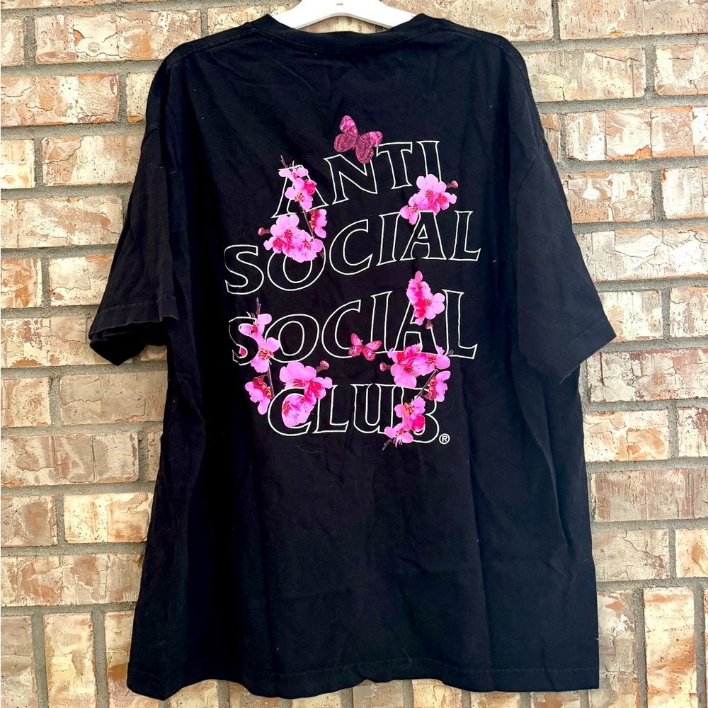 Anti Social Social Club Cherry Blossom Tee - Black